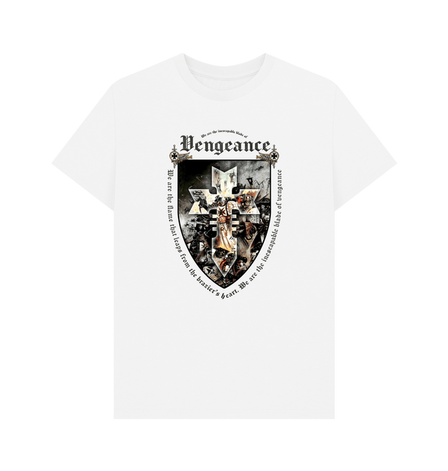 White Black Templars: Icon Shield T Shirt