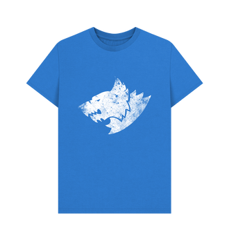 Bright Blue Space Wolves Battleworn Insignia T Shirt