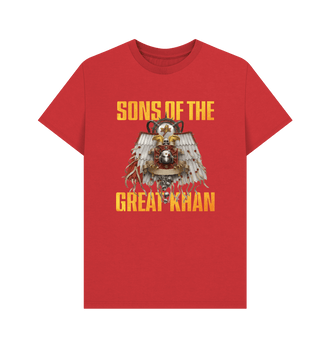 Red White Scars Great Khan T Shirt