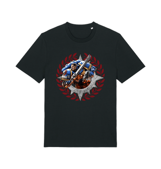 Black Premium Warhammer 40,000: Space Marine 2 Iron Halo T Shirt