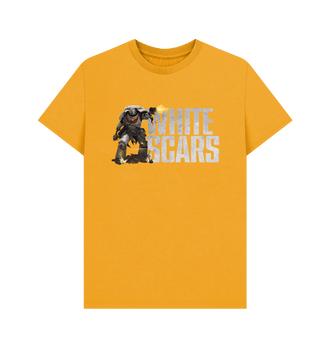 Mustard White Scars T Shirt