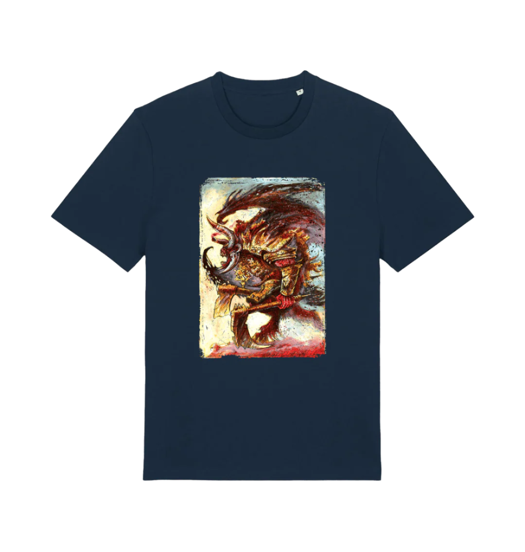 French Navy Printed T-shirt