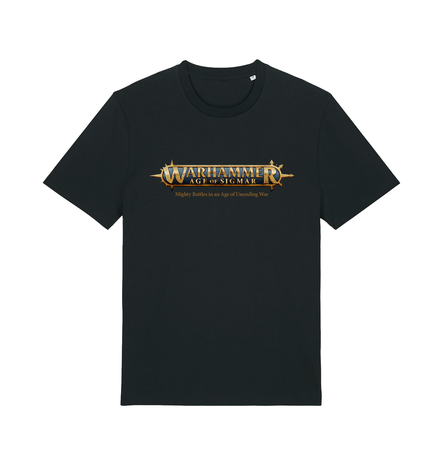 Black Printed T-shirt Front