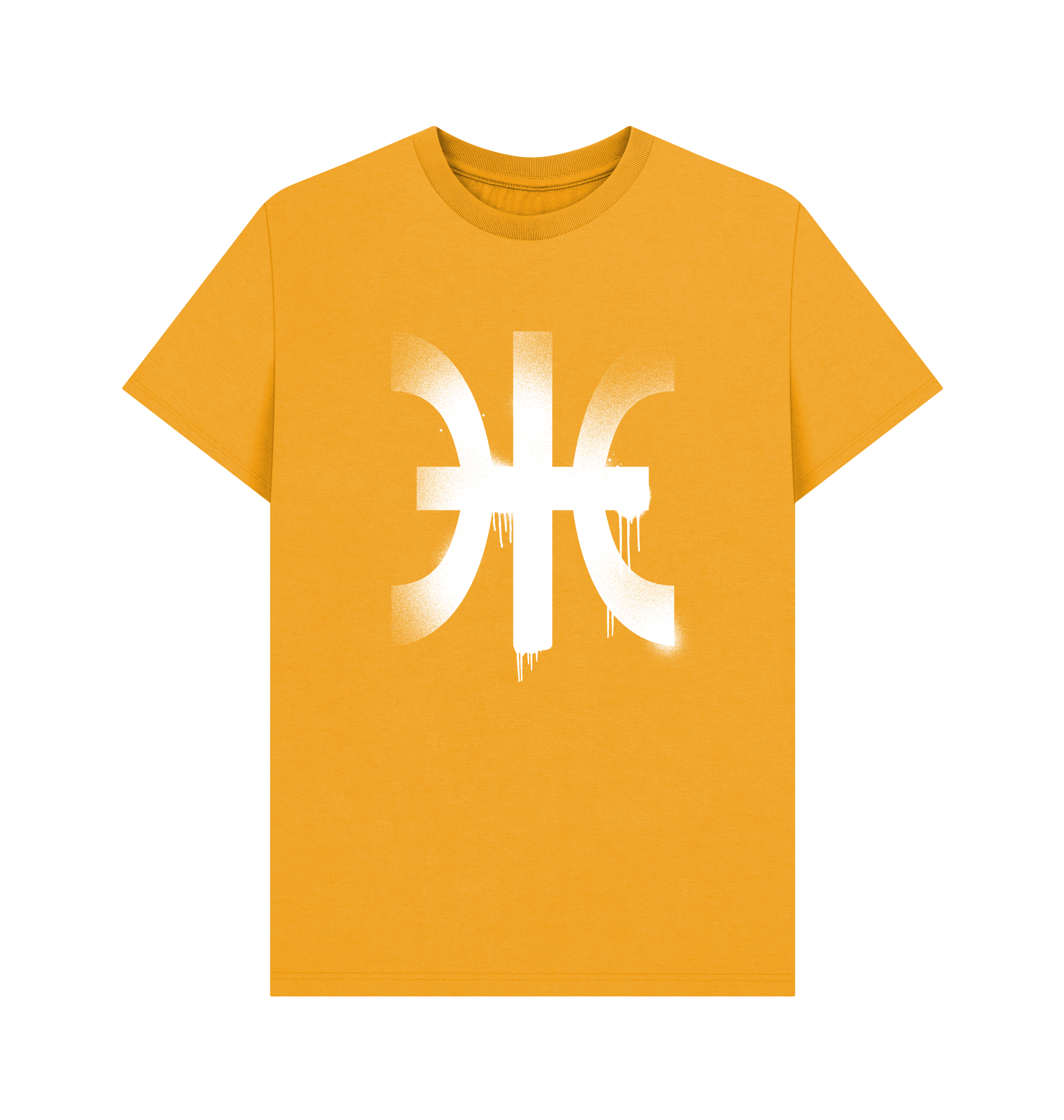 Mustard Harlequins Graffiti Insignia T Shirt