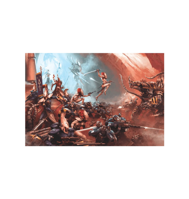 Unframed Aeldari Battle For Hymnos Poster