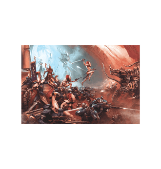 Unframed Aeldari Battle For Hymnos Poster