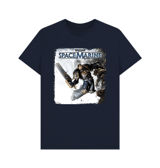 Navy Blue Warhammer 40,000: Space Marine T Shirt