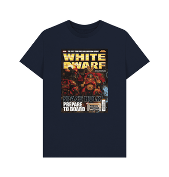 Navy Blue White Dwarf Issue 357 T Shirt