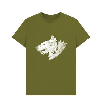 Moss Green Space Wolves Battleworn Insignia T Shirt