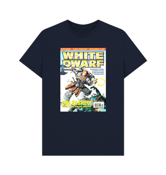 Navy Blue White Dwarf Issue 244 T Shirt