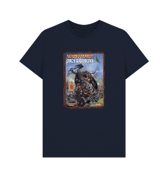 Navy Blue Warhammer Fantasy Battle 7th Edition - Orcs and Goblins T Shirt