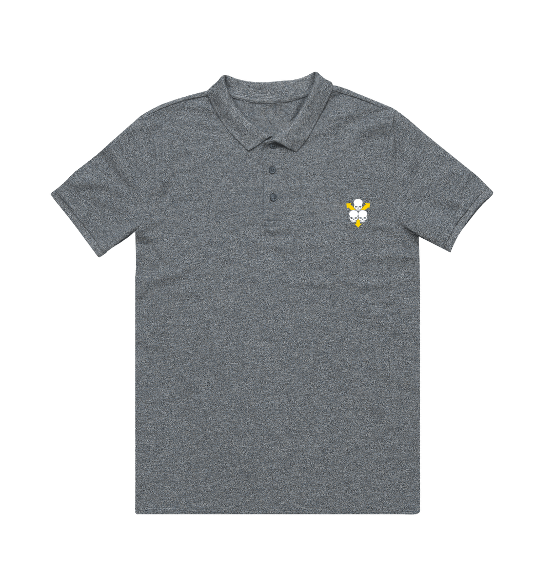 Heather Grey Death Guard Polo Shirt