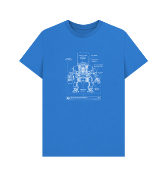 Bright Blue Ultramarines Invictor Warsuit T Shirt