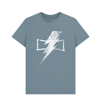 Stone Blue White Scars Battleworn Insignia T Shirt