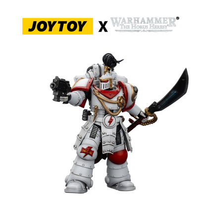 JoyToy Warhammer The Horus Heresy Action Figure - White Scars, Legion Praetor (1/18 Scale) Preorder