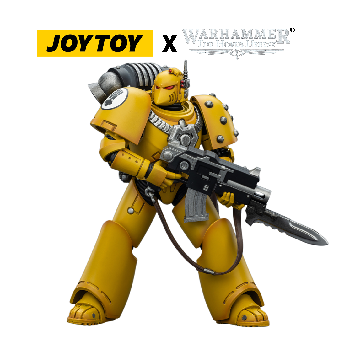 JoyToy Warhammer The Horus Heresy Action Figure - Imperial Fists, MKVI Legionary (1/18 Scale)