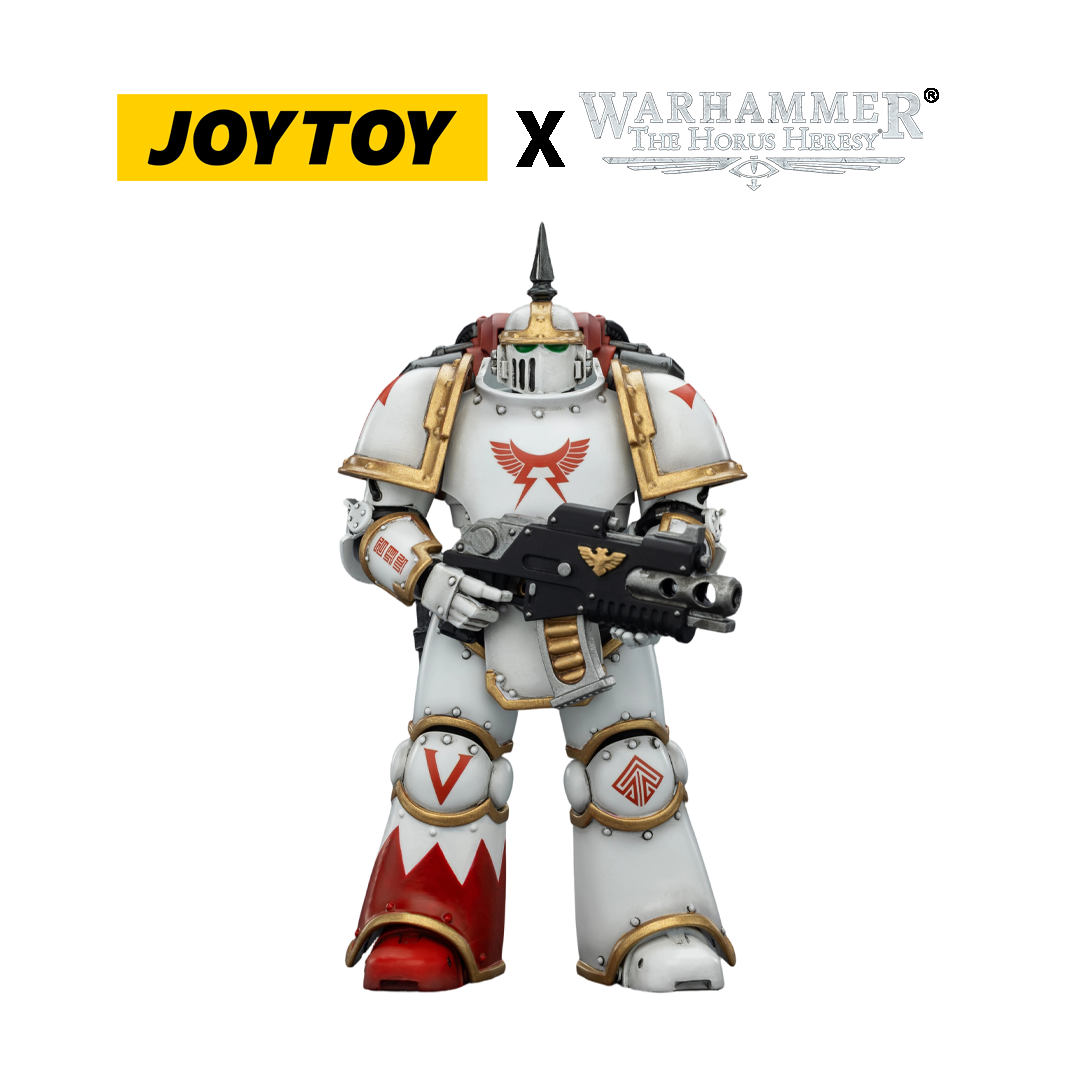 JoyToy Warhammer The Horus Heresy Action Figure - White Scars, MKIII Tactical Legionary (1/18 Scale)