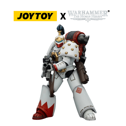 JoyToy Warhammer The Horus Heresy Action Figure - White Scars, MKVI Tactical Legionary (1/18 Scale)