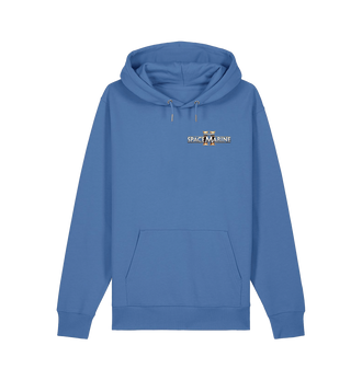 Bright Blue Premium Space Marine 2 Eternal Service Hoodie