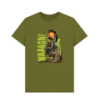 Moss Green Premium Orruk Warclans Weirdnob Shaman T Shirt