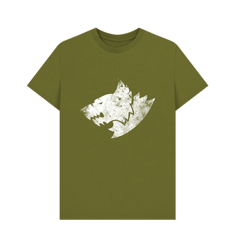 Moss Green Space Wolves Battleworn Insignia T Shirt