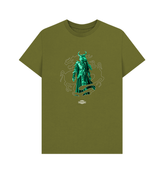 Moss Green Total War: WARHAMMER III - Grand Cathay Miao Ying Monochrome T Shirt