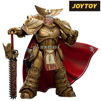 JoyToy Warhammer The Horus Heresy Action Figure - Imperial Fists Rogal Dorn, Primarch of the VIIth Legion, (1/18 Scale).