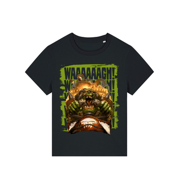 Black Printed T-shirt Front