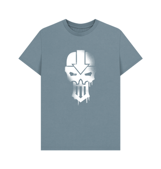 Stone Blue Iron Warriors Graffiti Insignia T Shirt