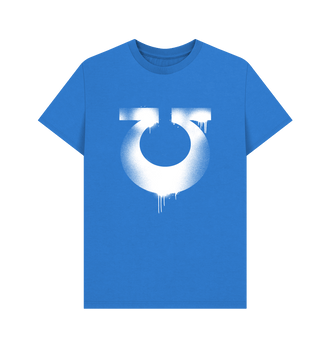 Bright Blue Ultramarines Graffiti Insignia T Shirt