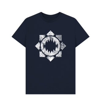 Navy Blue World Eaters Battleworn Insignia T Shirt