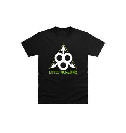 Black Printed Kids T-Shirt
