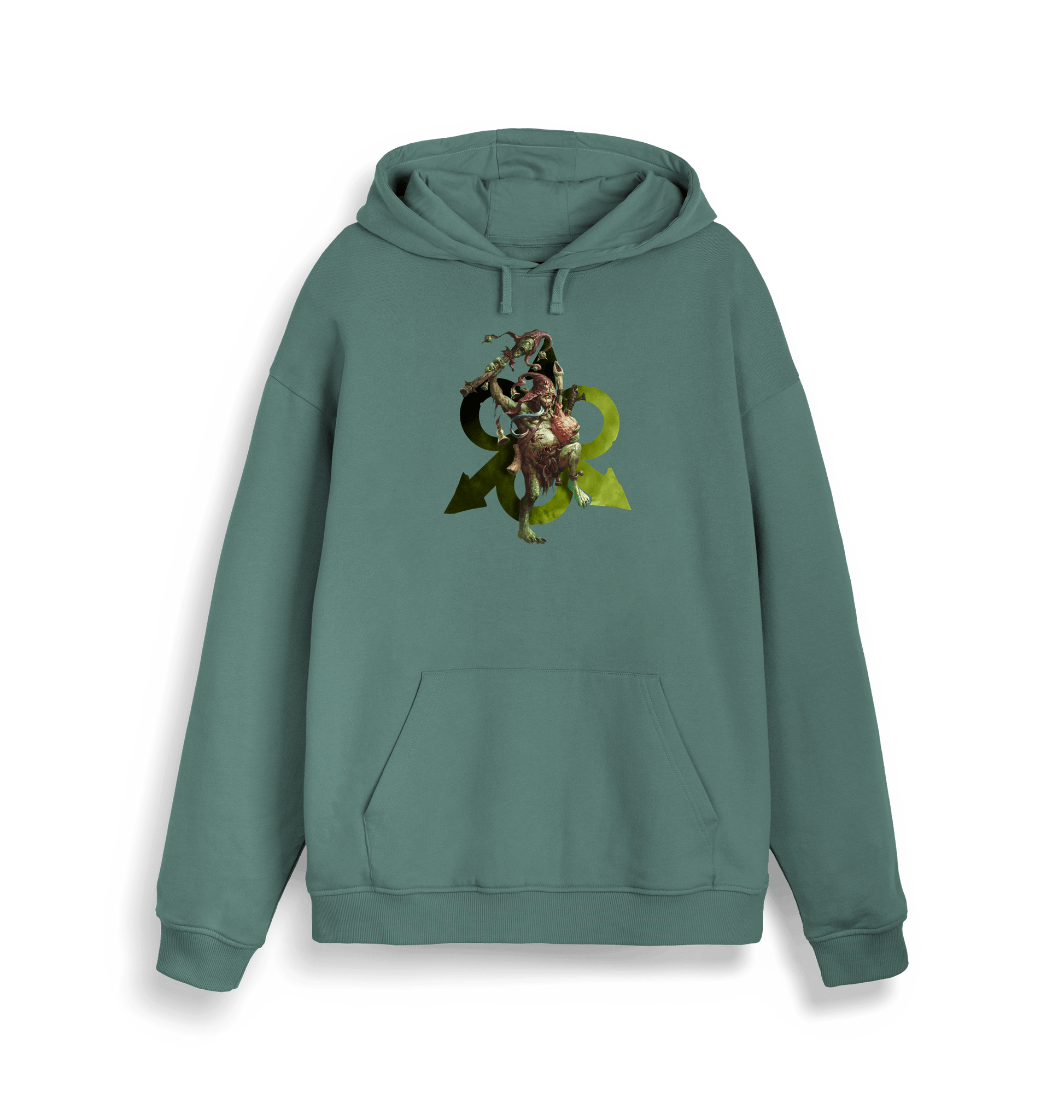 Green Bay Printed Sweater Front