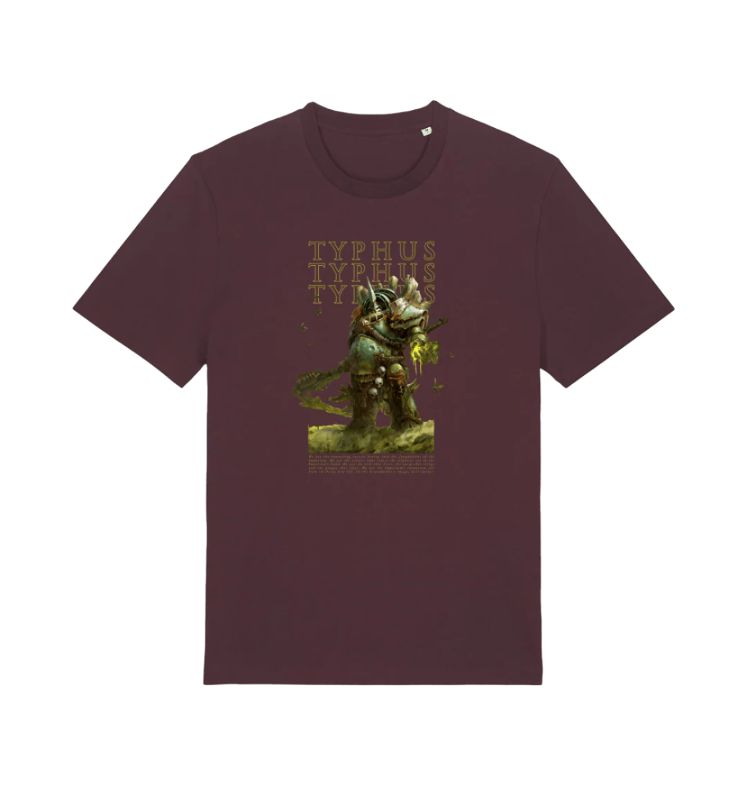 Red Brown Printed T-shirt
