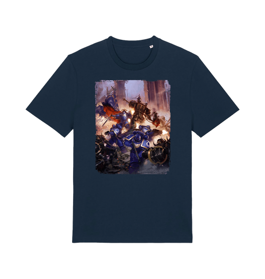 French Navy Printed T-shirt
