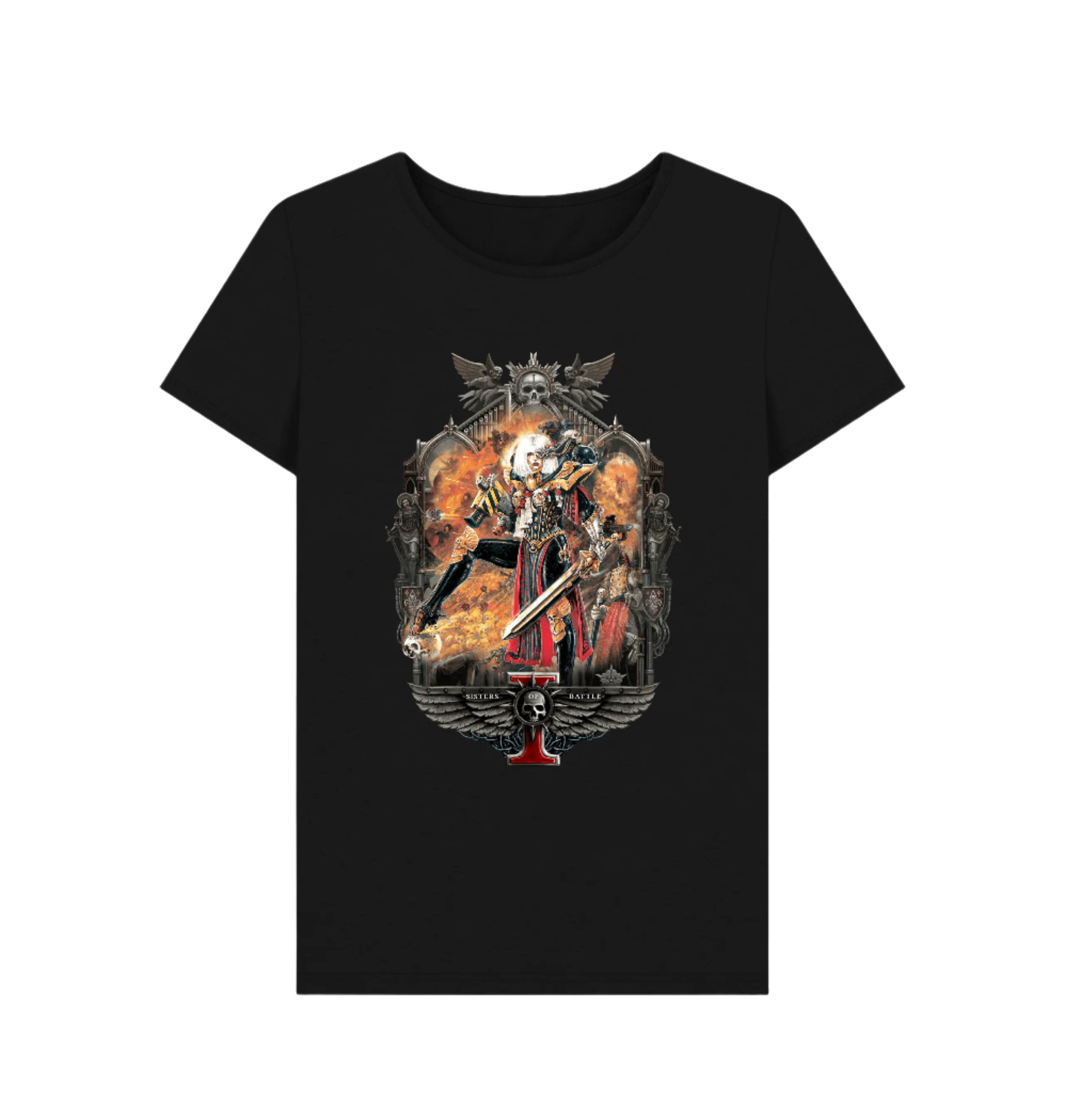 Black Canoness Veridyan Black Fitted T Shirt