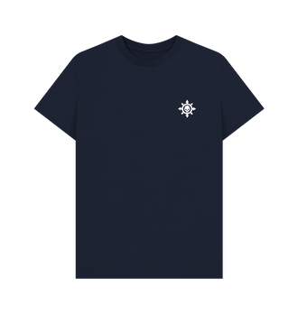 Navy Blue Slaves to Darkness Insignia T Shirt