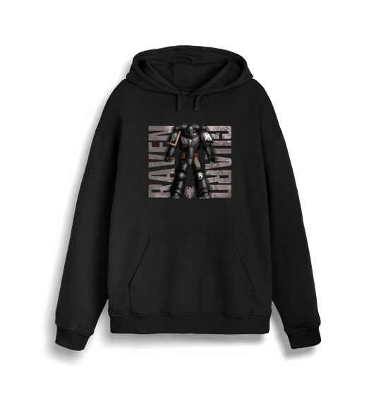 Black Printed Sweater Front