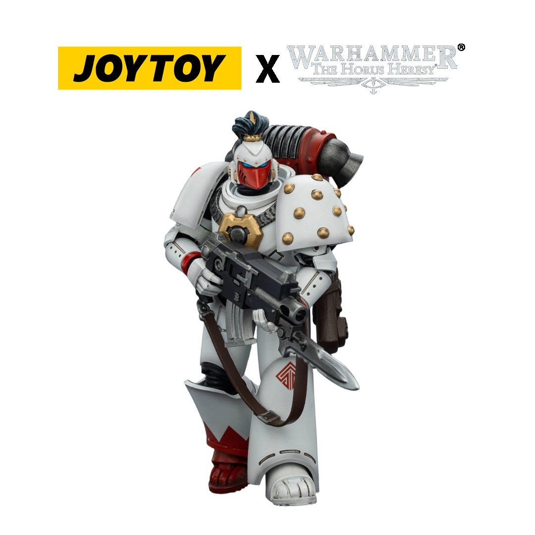 JoyToy Warhammer The Horus Heresy Action Figure - White Scars, MKVI Tactical Legionary (1/18 Scale)