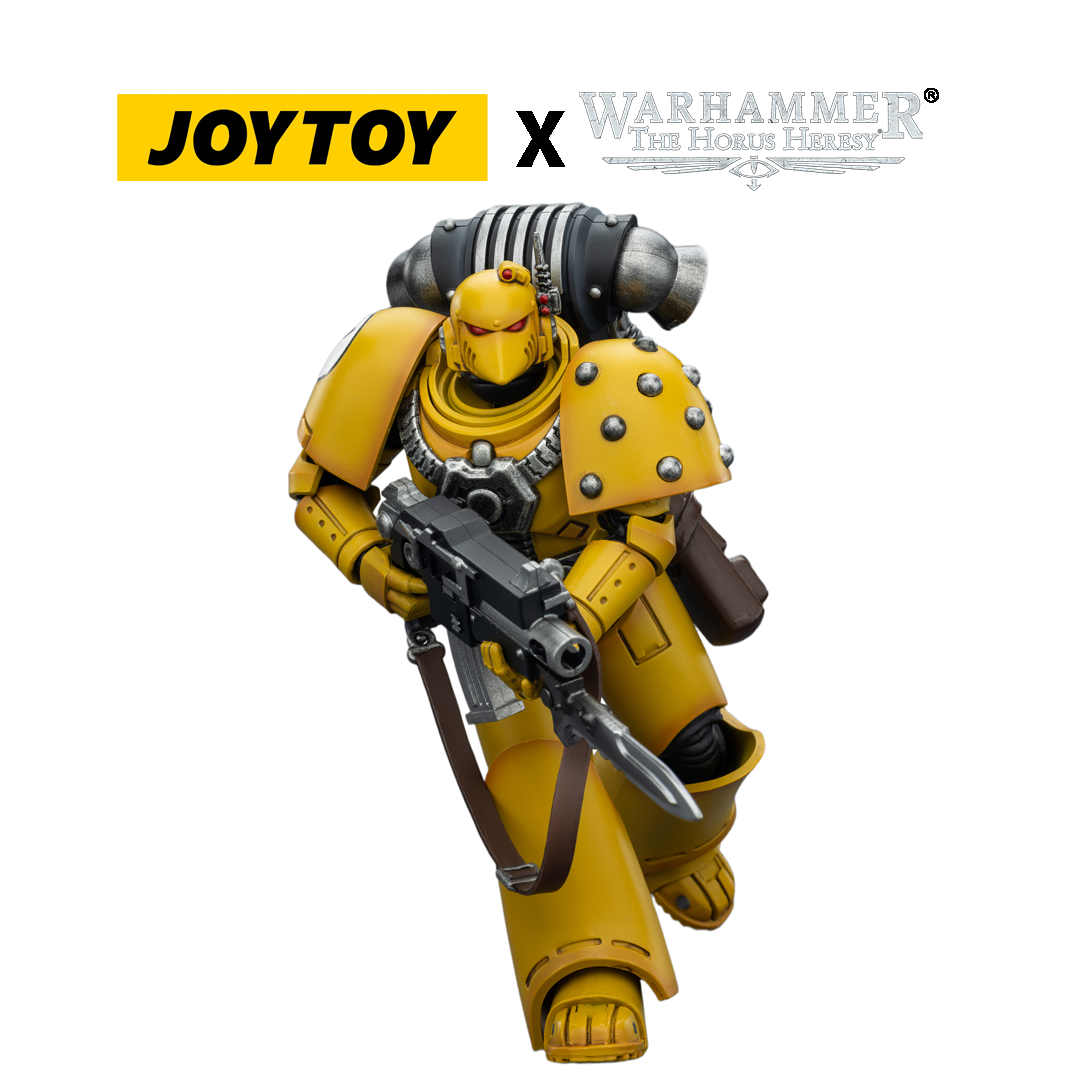 JoyToy Warhammer The Horus Heresy Action Figure - Imperial Fists, MKVI Legionary (1/18 Scale)