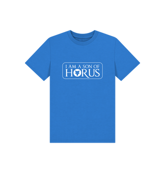 Bright Blue Son of Horus Kids T Shirt