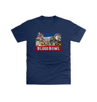 Navy Blood Bowl T Shirt