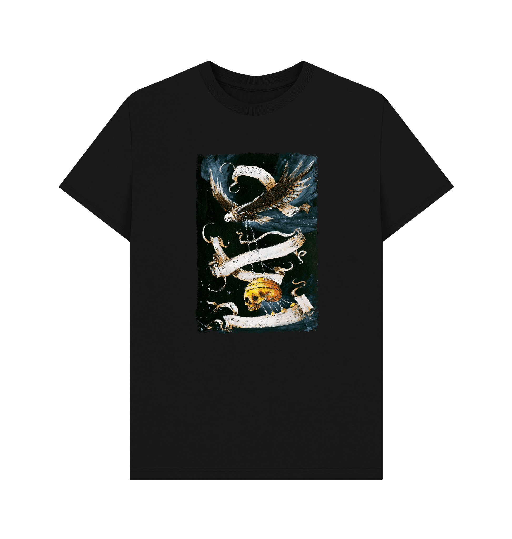 Black GRIMDARK - Scrolls T Shirt