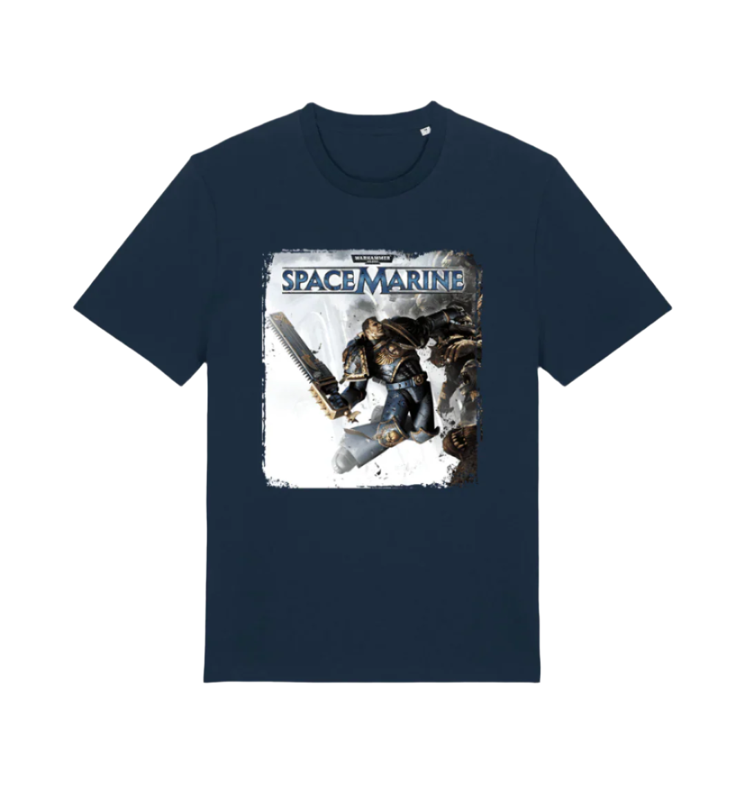 French Navy Printed T-shirt