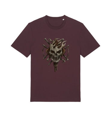 Red Brown Printed T-shirt