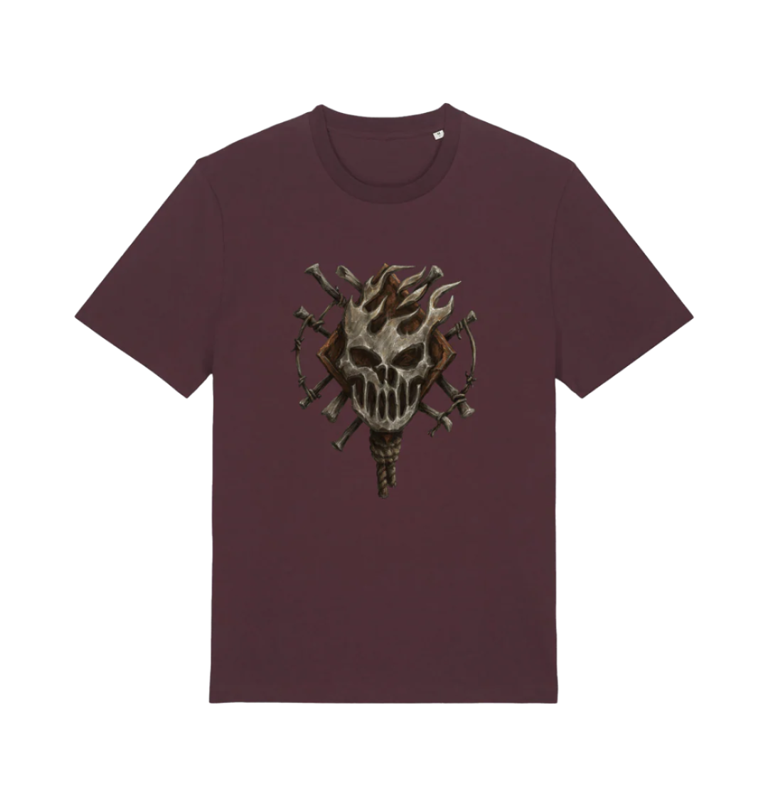 Red Brown Printed T-shirt