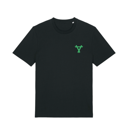 Black Printed T-shirt Front