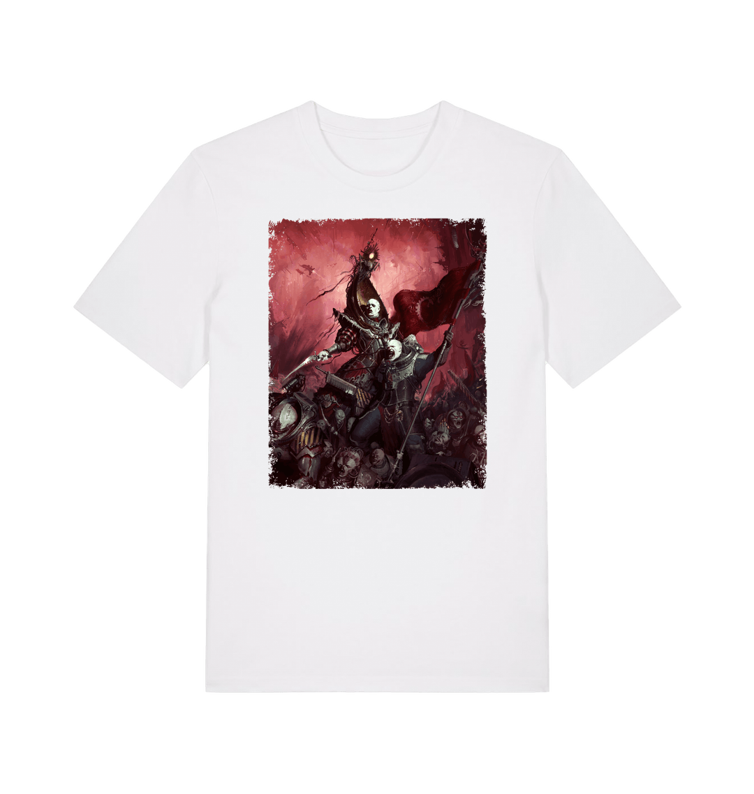 White Printed T-shirt Front