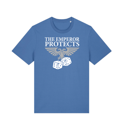Bright Blue Printed T-shirt Front
