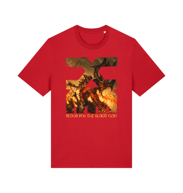 Red Printed T-shirt Front